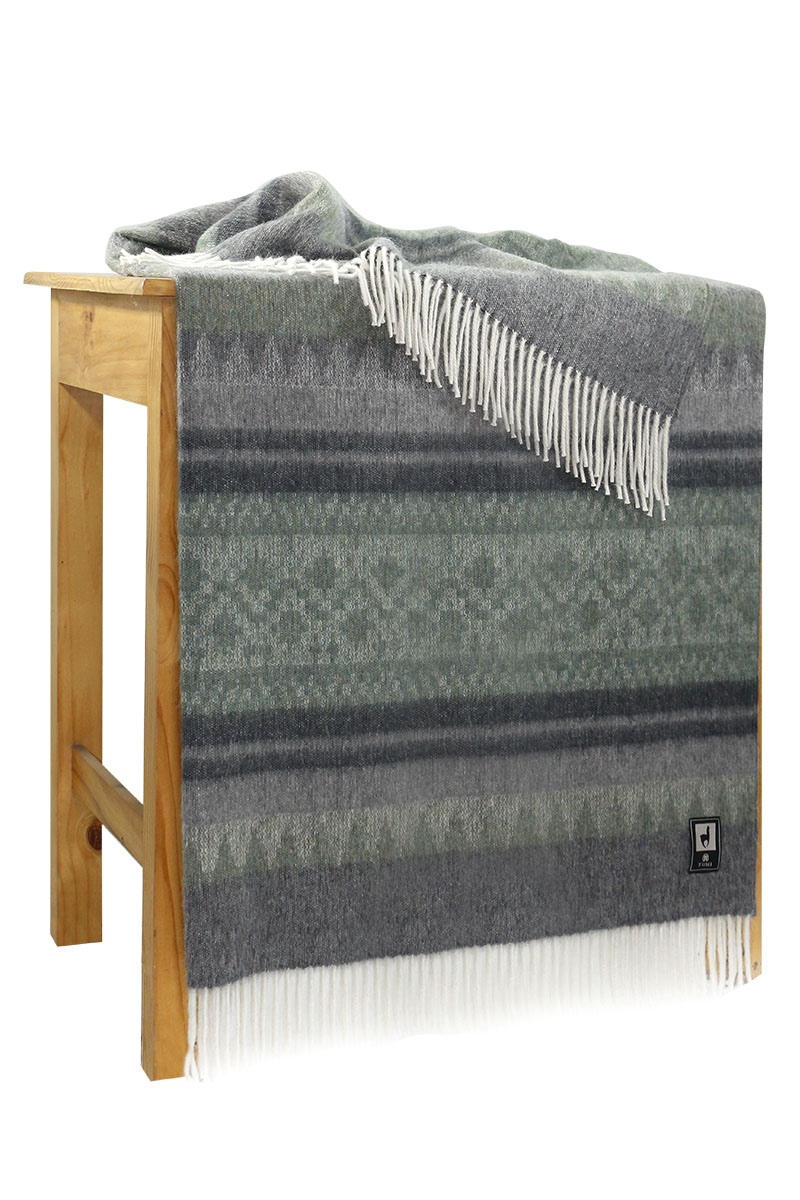 Special Alpaca Wool Cherokee Style Blanket Throw - Warm And Soft - Picture 39 of 41