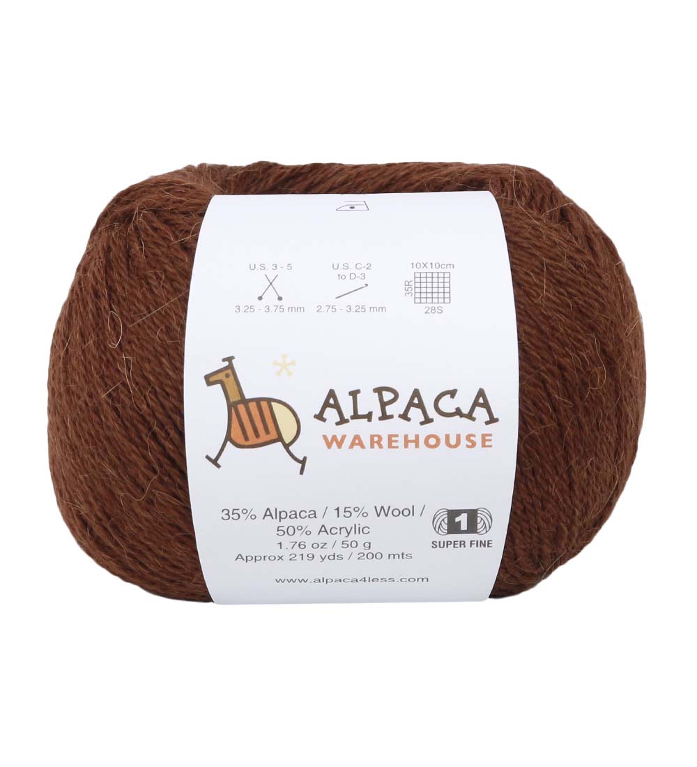 Blend Alpaca Yarn Wool Set of 3 Skeins Fingering Worsted Weight Knitting Crochet - Picture 6 of 100