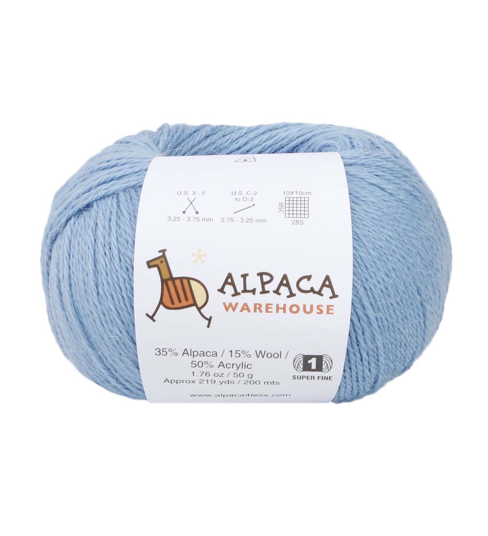 Blend Alpaca Yarn Wool Set of 3 Skeins Fingering Worsted Weight Knitting Crochet - Picture 48 of 100