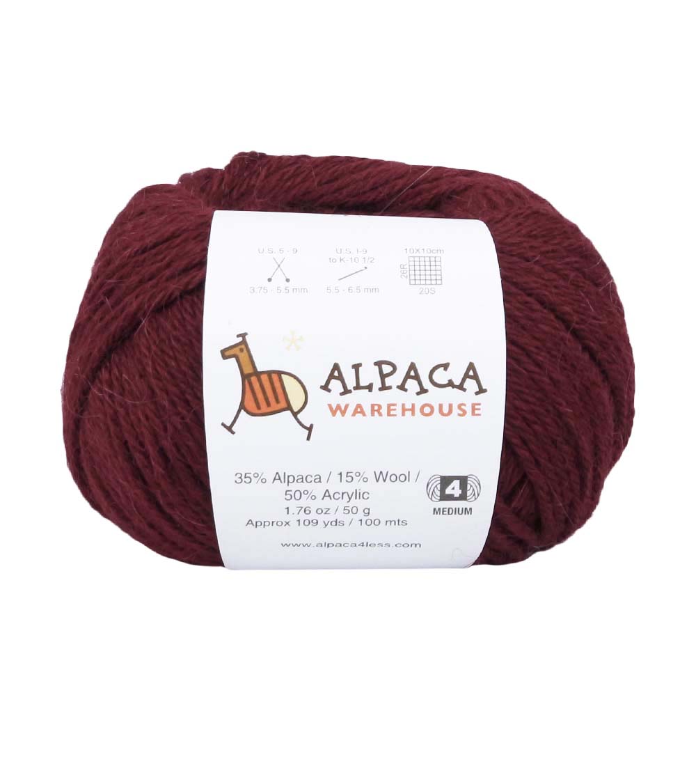 Blend Alpaca Yarn Wool Set of 3 Skeins Fingering Worsted Weight Knitting Crochet - Picture 81 of 100