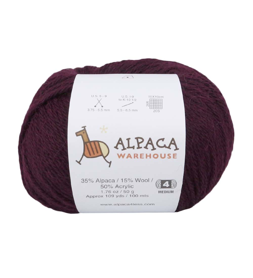 Blend Alpaca Yarn Wool Set of 3 Skeins Fingering Worsted Weight Knitting Crochet - Picture 39 of 100