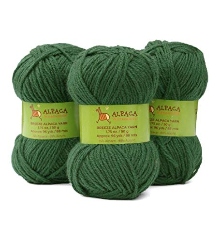 Blend Alpaca Yarn Wool Set of 3 Skeins Worsted Weight Knitting Crocheting Peru - Picture 4 of 75