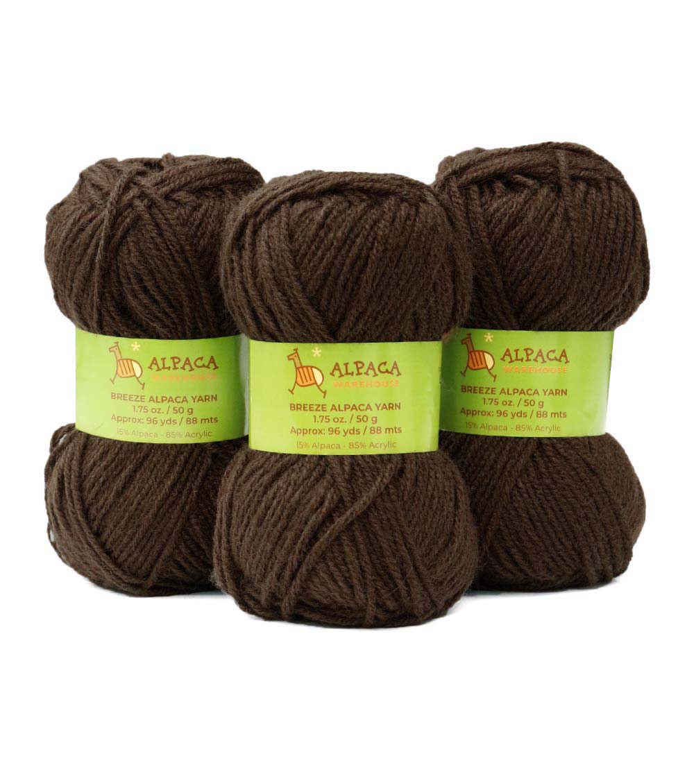 Blend Alpaca Yarn Wool Set of 3 Skeins Worsted Weight Knitting Crocheting Peru - Picture 19 of 75
