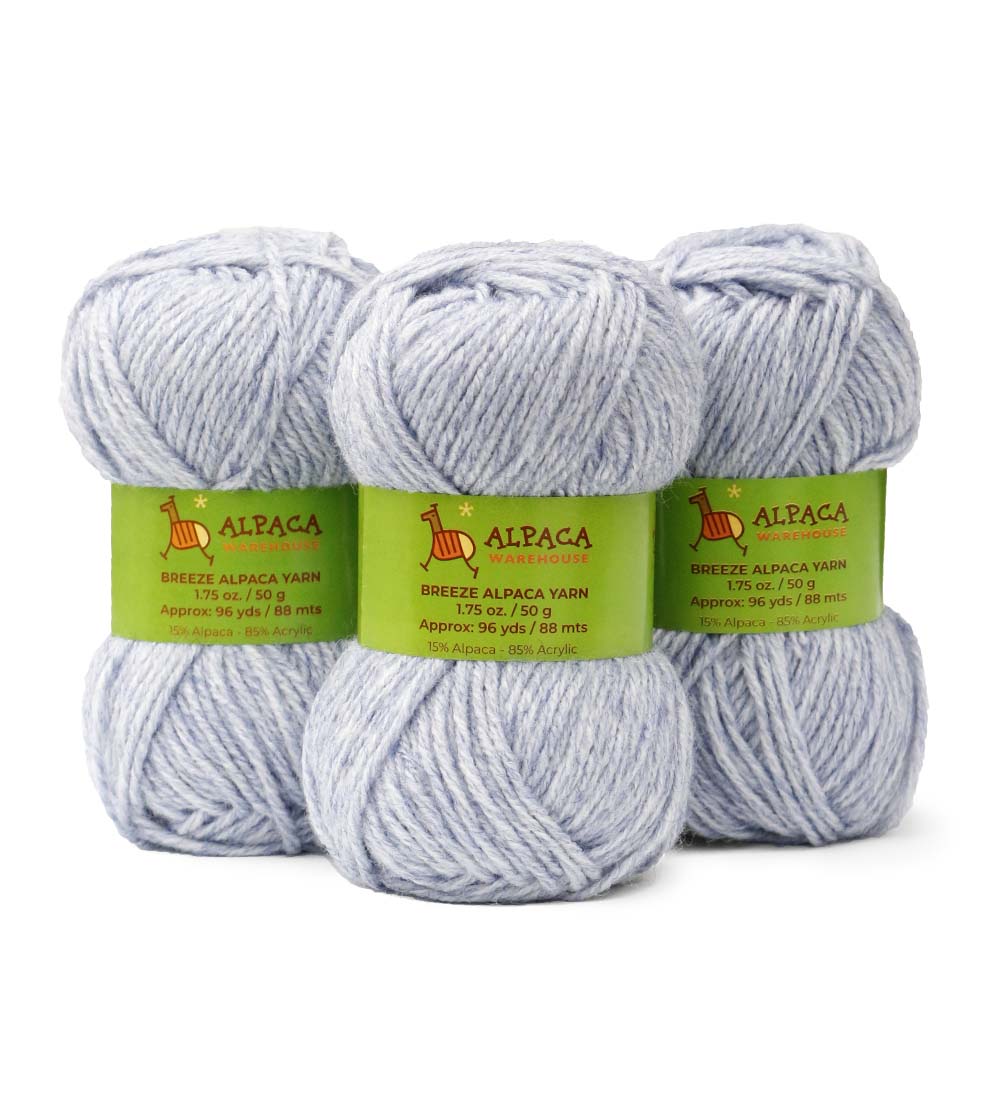 Blend Alpaca Yarn Wool Set Of 3 Skeins Worsted Weight - Alpaca Warehouse