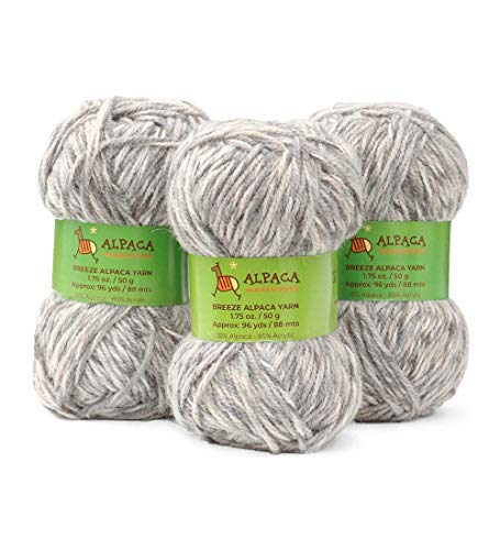 Blend Alpaca Yarn Wool Set of 3 Skeins Worsted Weight Knitting Crocheting Peru - Picture 8 of 75
