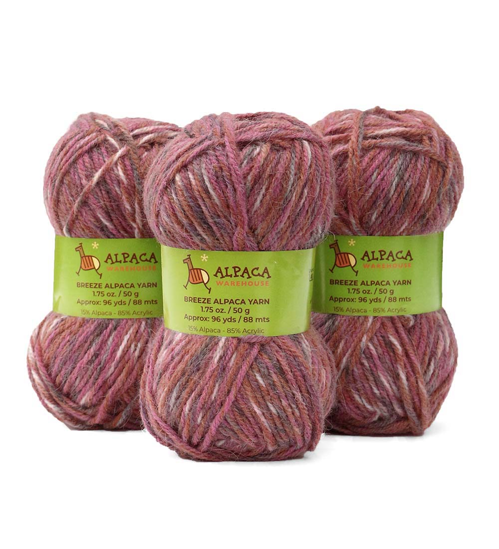 Blend Alpaca Yarn Wool Set of 3 Skeins Worsted Weight Knitting Crocheting Peru - Picture 70 of 75