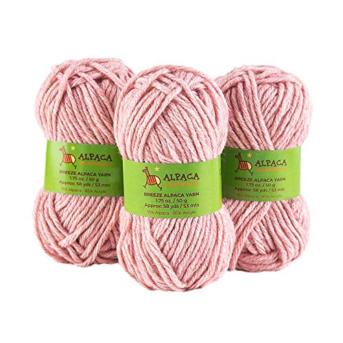 Blend Alpaca Yarn Wool Set of 3 Skeins Worsted Weight Knitting Crocheting Peru - Picture 42 of 75