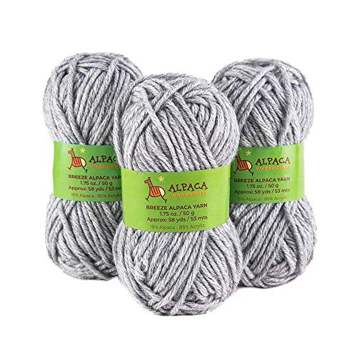 Blend Alpaca Yarn Wool Set of 3 Skeins Worsted Weight Knitting Crocheting Peru - Picture 46 of 75