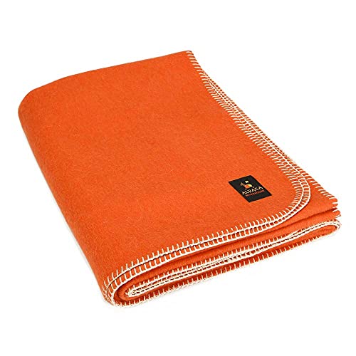 Dicke Alpaka Wolldecke schwer Twin Size Camping Outdoor drinnen - Bild 9 von 17