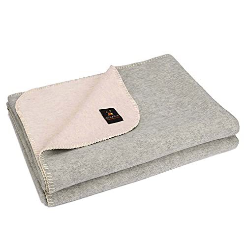 Thick Alpaca Wool Blanket Heavyweight Wool Blanket Camping Twin Queen King Size - Picture 50 of 70