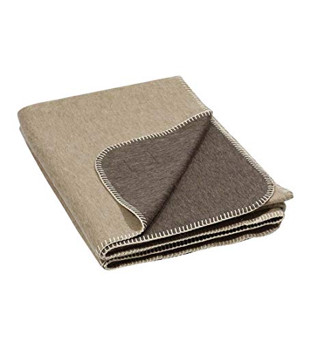 Thick Alpaca Wool Blanket Heavyweight Wool Blanket Camping Twin Queen King Size - Picture 11 of 70