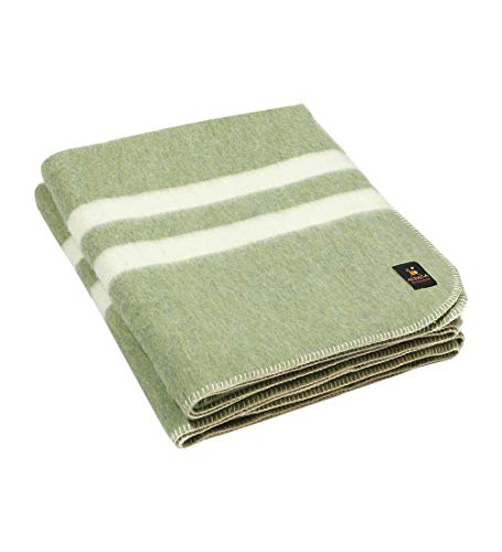 Thick Alpaca Wool Blanket Heavyweight Wool Blanket Camping Twin Queen King Size - Picture 28 of 70