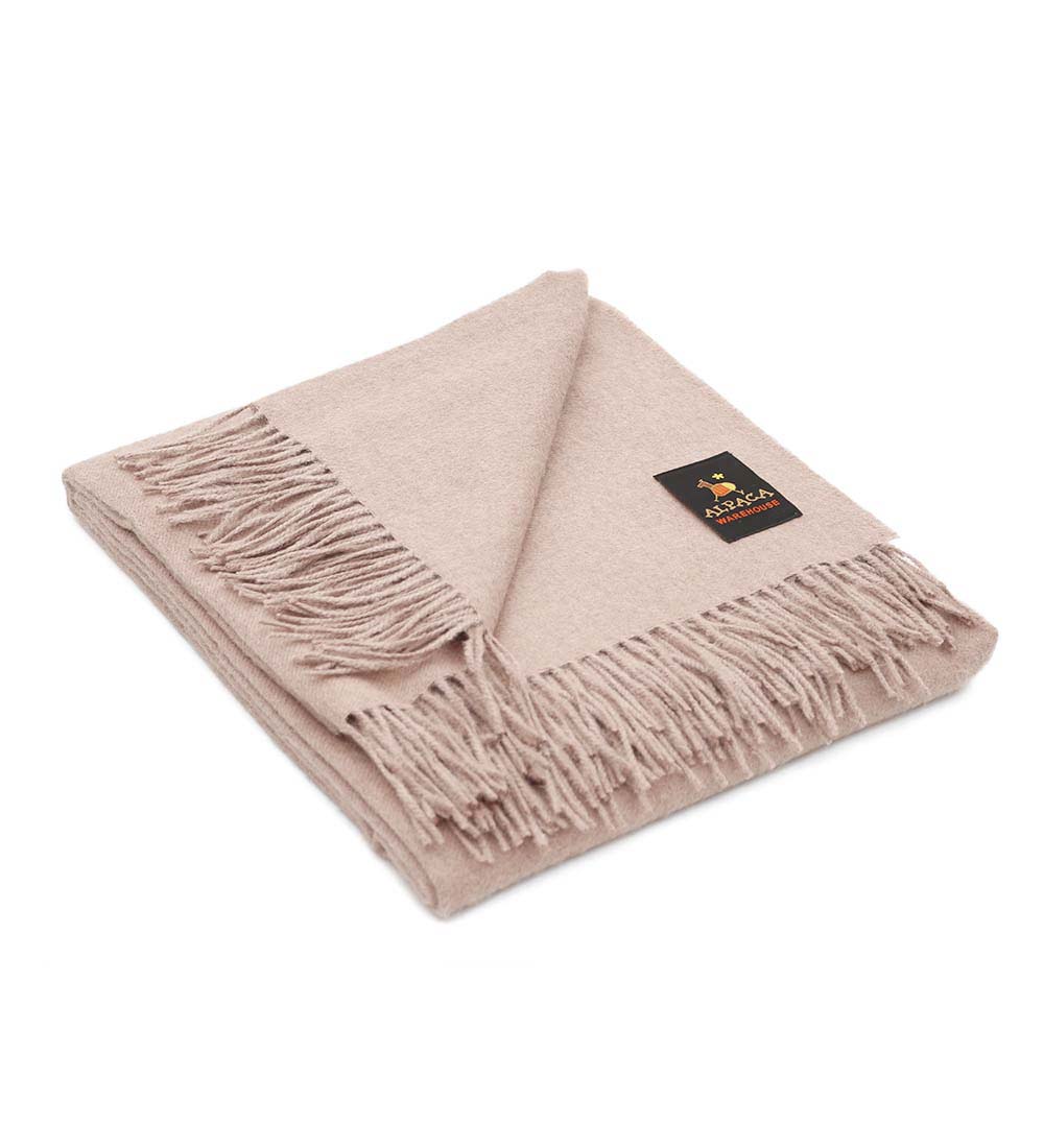 100% Baby Alpaca Wool Blanket Throw Melange Colors Bed Couch Sofa Soft Warm Peru - Picture 11 of 46