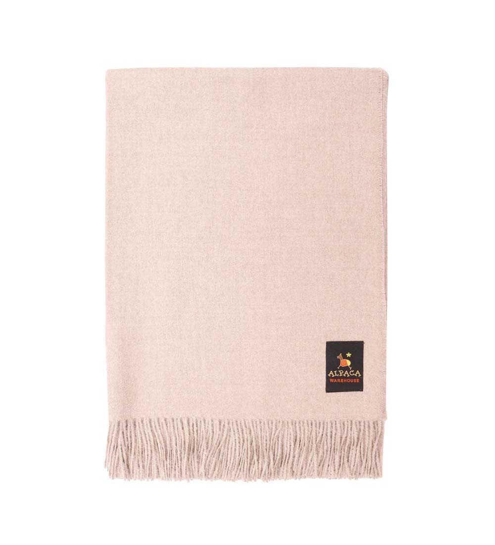 100% Baby Alpaca Wool Blanket Throw Melange Colors Bed Couch Sofa Soft Warm Peru - Picture 12 of 46