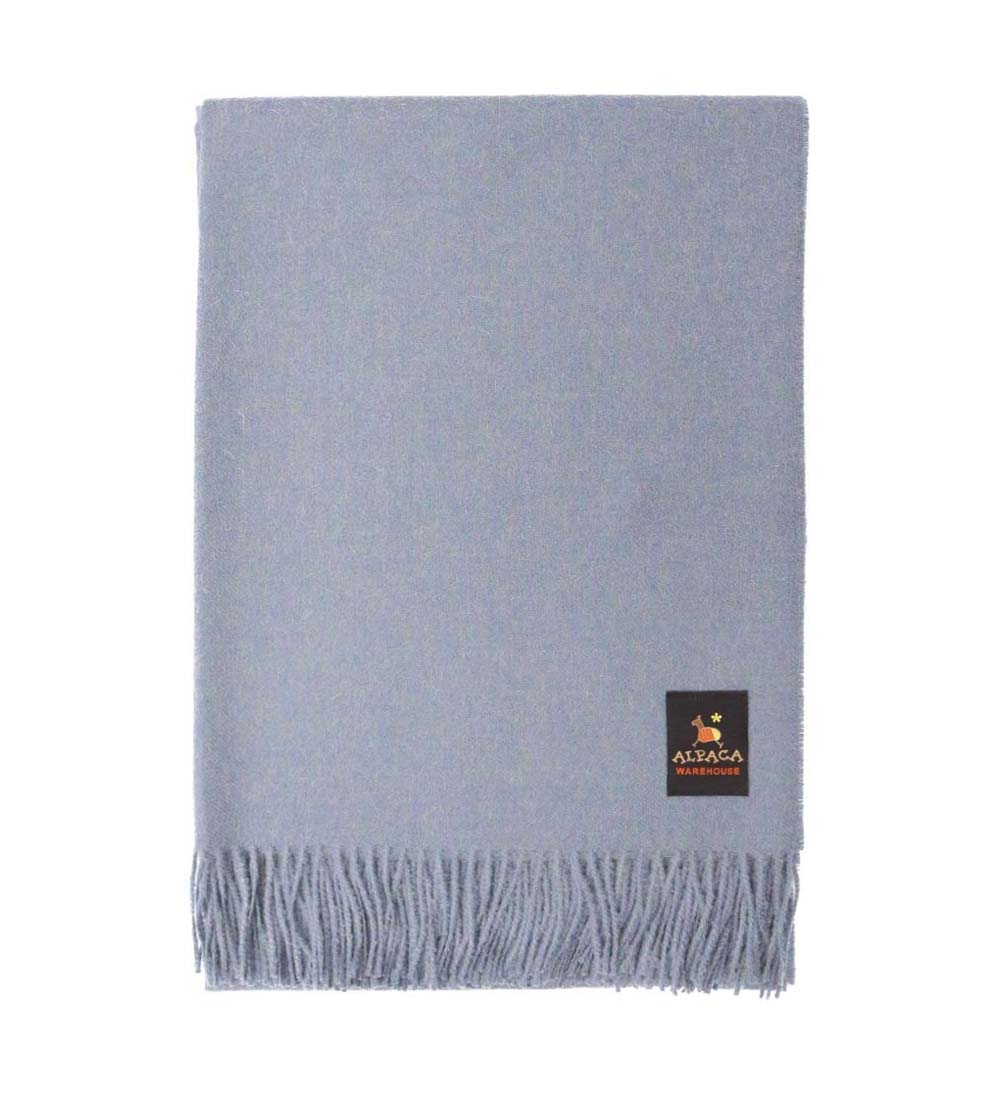 100% Baby Alpaca Wool Blanket Throw Melange Colors Bed Couch Sofa Soft Warm Peru - Picture 20 of 46