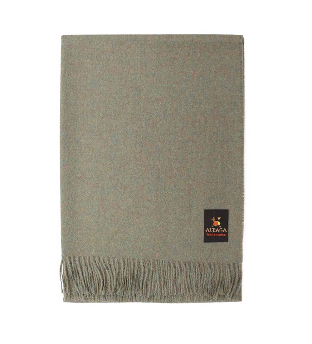 100% Baby Alpaca Wool Blanket Throw Melange Colors Bed Couch Sofa Soft Warm Peru - Picture 32 of 46