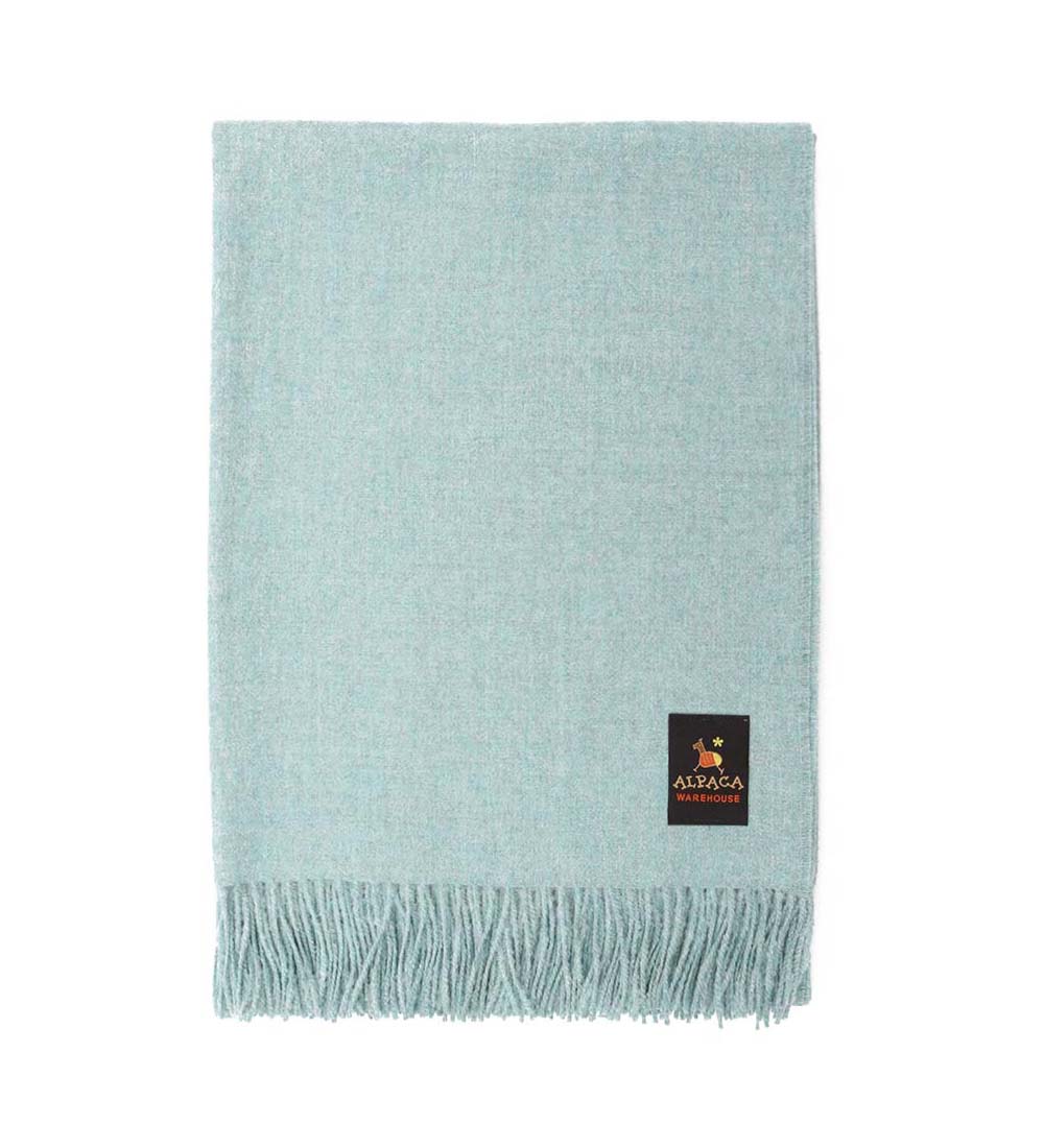 100% Baby Alpaca Wool Blanket Throw Melange Colors Bed Couch Sofa Soft Warm Peru - Picture 36 of 46