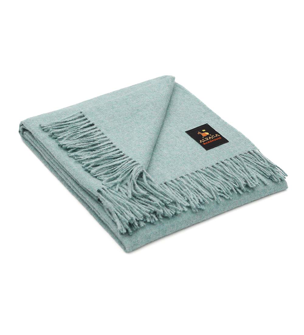 100% Baby Alpaca Wool Blanket Throw Melange Colors Bed Couch Sofa Soft Warm Peru - Picture 35 of 46