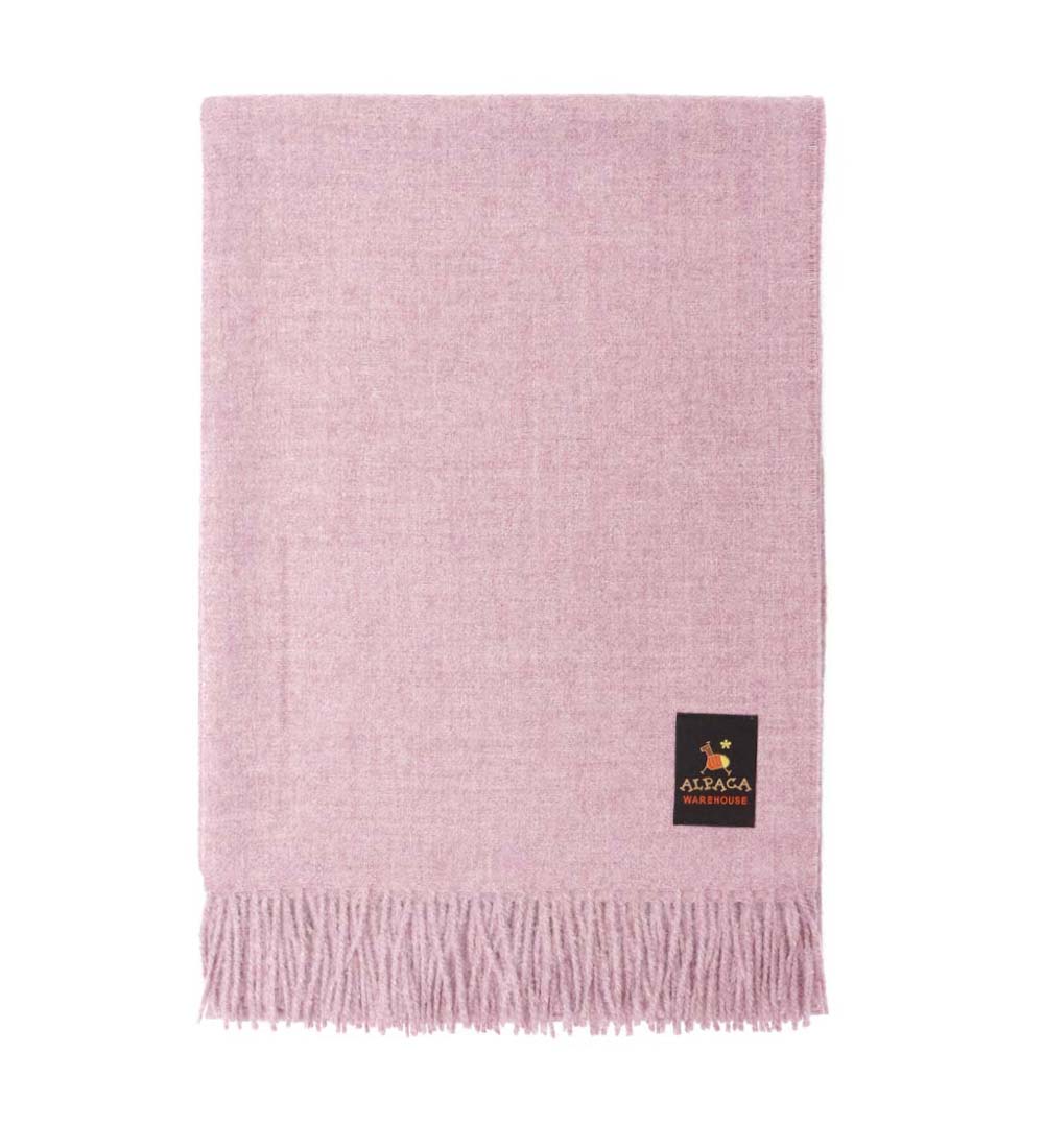 100% Baby Alpaca Wool Blanket Throw Melange Colors Bed Couch Sofa Soft Warm Peru - Picture 40 of 46