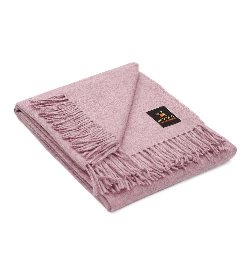 100% Baby Alpaca Wool Blanket Throw Melange Colors Bed Couch Sofa Soft Warm Peru - Picture 39 of 46