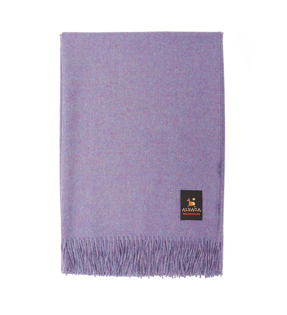 100% Baby Alpaca Wool Blanket Throw Melange Colors Bed Couch Sofa Soft Warm Peru - Picture 44 of 46