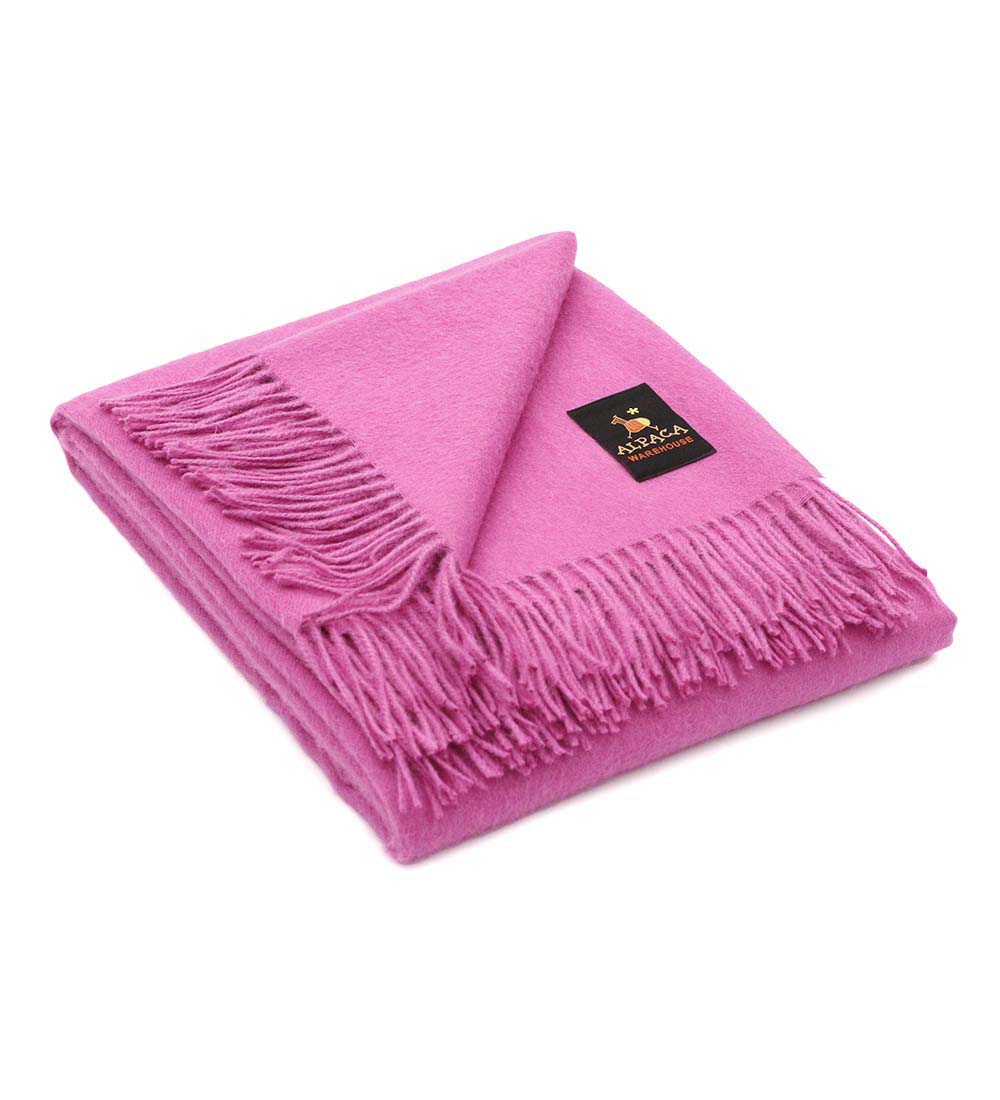 100% Baby Alpaca Wool Blanket Throw for Bed Couch Sofa Soft Warm Peru 72" x 52" - Picture 23 of 102