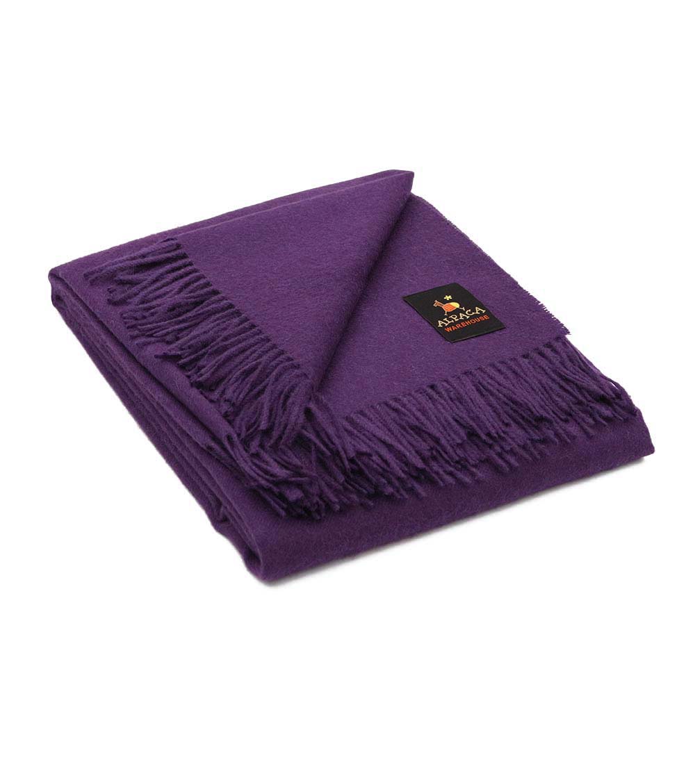 100% Baby Alpaca Wool Blanket Throw for Bed Couch Sofa Soft Warm Peru 72" x 52" - Picture 71 of 102