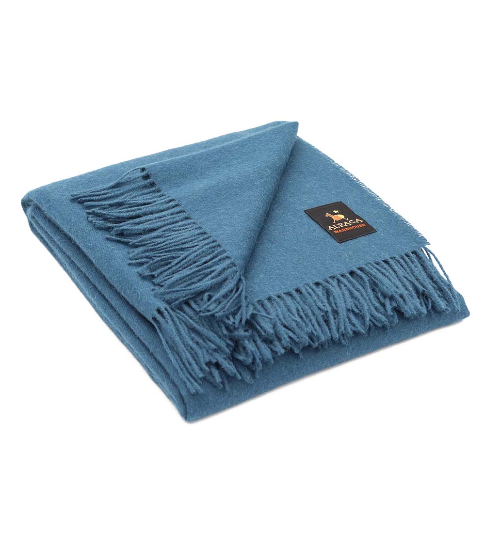 100% Baby Alpaca Wool Blanket Throw for Bed Couch Sofa Soft Warm Peru 72" x 52" - Picture 99 of 102