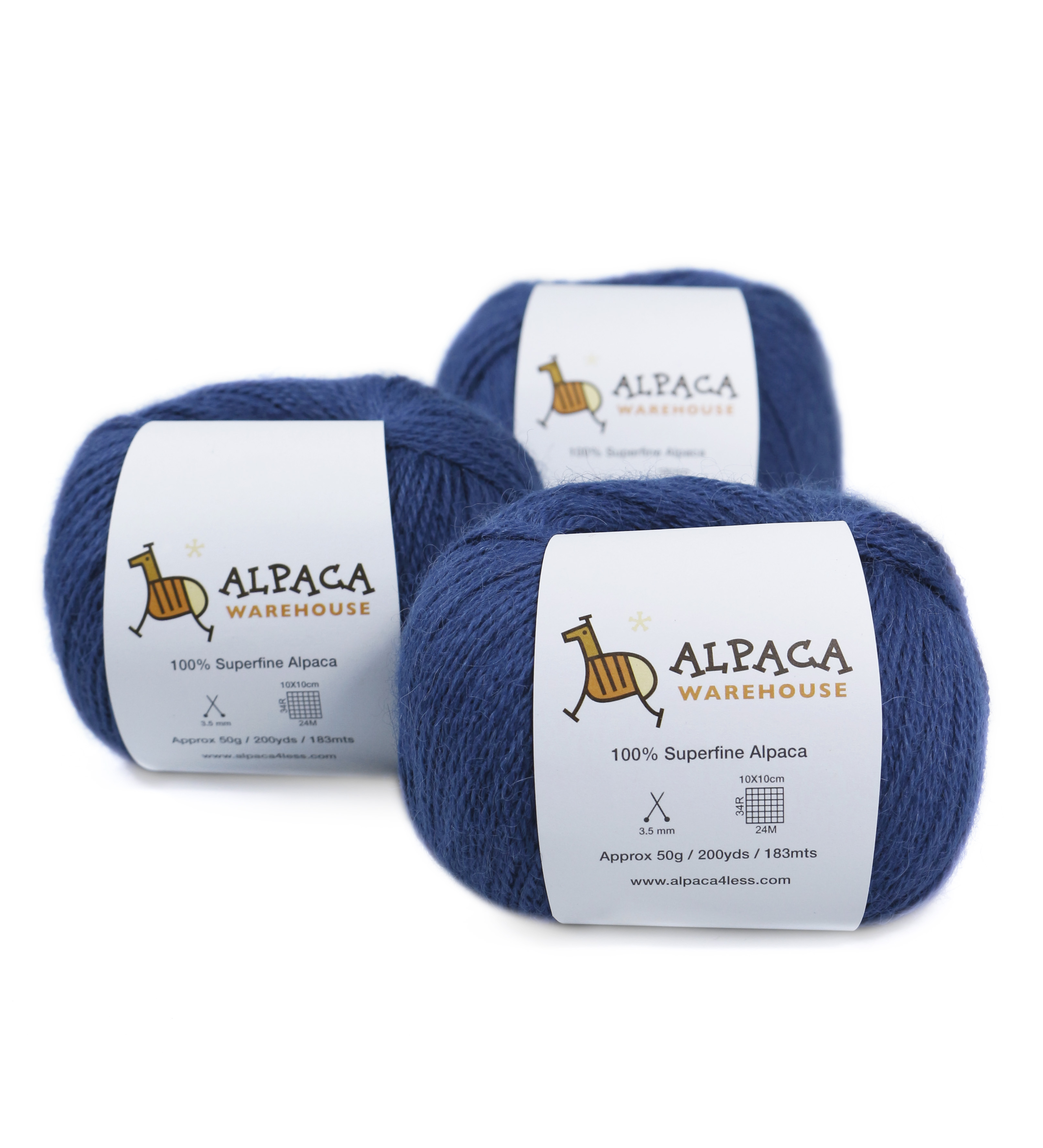 100% Alpaca Yarn Wool Set of 3 Skeins Fingering Weight - Picture 32 of 43