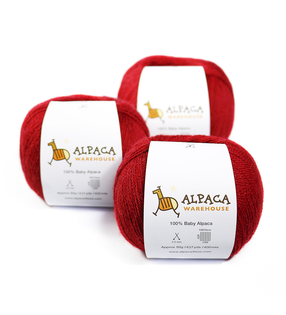 100% Baby Alpaca Yarn Wool Set of 3 Skeins Lace Weight - Picture 31 of 48