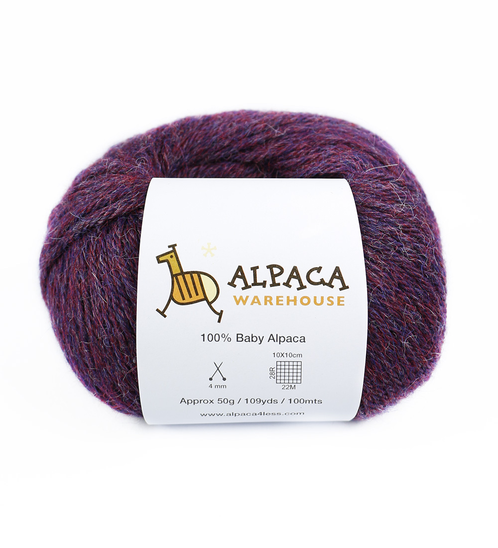 100% Baby Alpaca Yarn Wool Set of 3 Skeins DK Weight - Picture 24 of 25