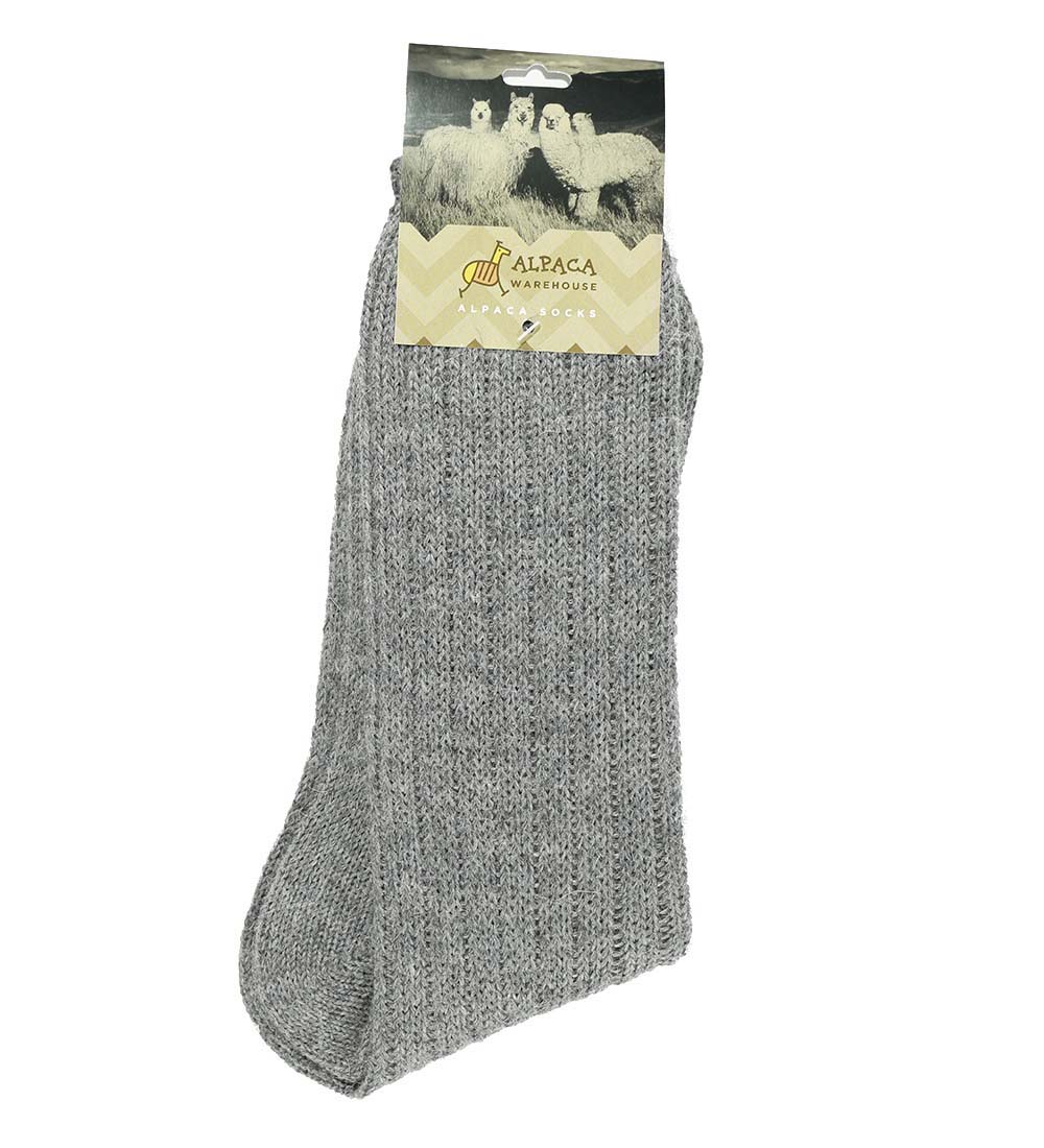 Calcetines de punto de lana de alpaca unisex gruesos suaves cálidos talla pequeña mediana grande unisex - Imagen 10 de 41