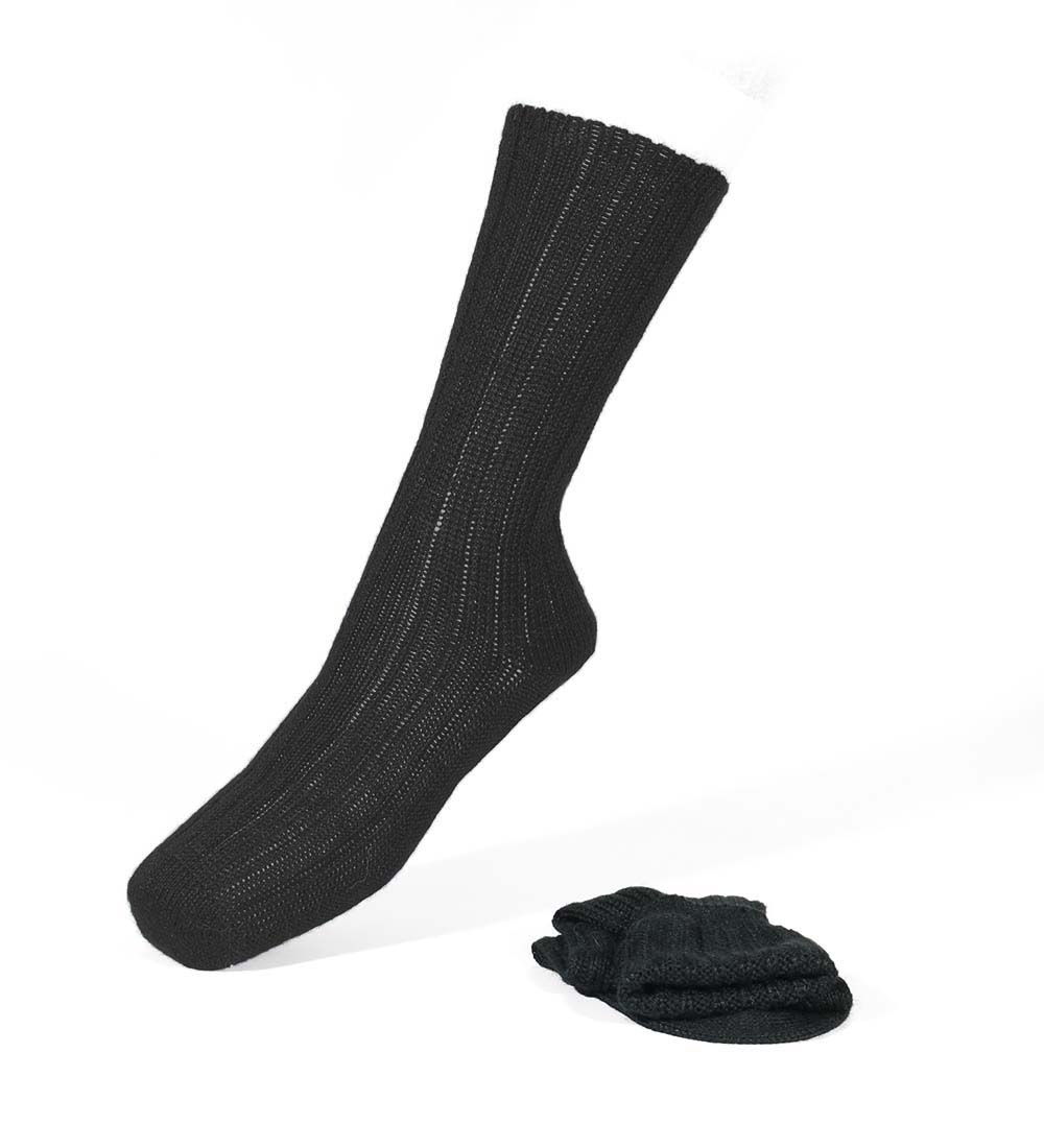 Calcetines de punto de lana de alpaca unisex gruesos suaves cálidos talla pequeña mediana grande unisex - Imagen 24 de 41