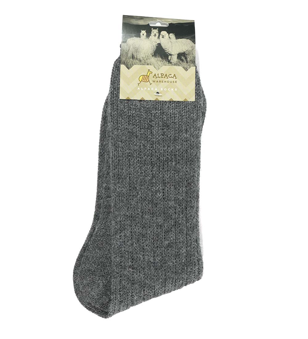 Calcetines de punto de lana de alpaca unisex gruesos suaves cálidos talla pequeña mediana grande unisex - Imagen 40 de 41