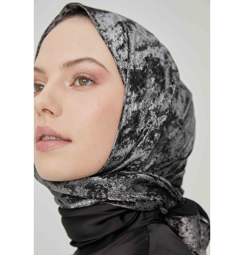 Para mujer Bufando islámico formal elegante boda lujo brillo hiyab chal - Imagen 3 de 32