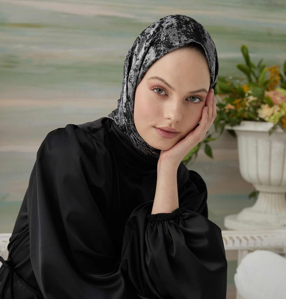 Para mujer Bufando islámico formal elegante boda lujo brillo hiyab chal - Imagen 2 de 32