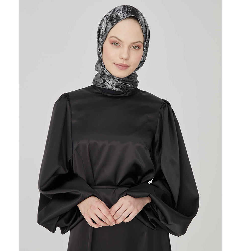Para mujer Bufando islámico formal elegante boda lujo brillo hiyab chal - Imagen 5 de 32