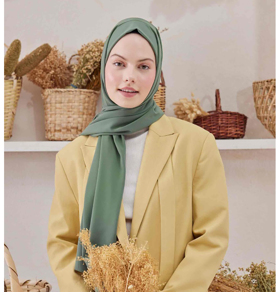 Pañuelo envolvente Medine Ipek chifón hiyab turco - Imagen 73 de 102