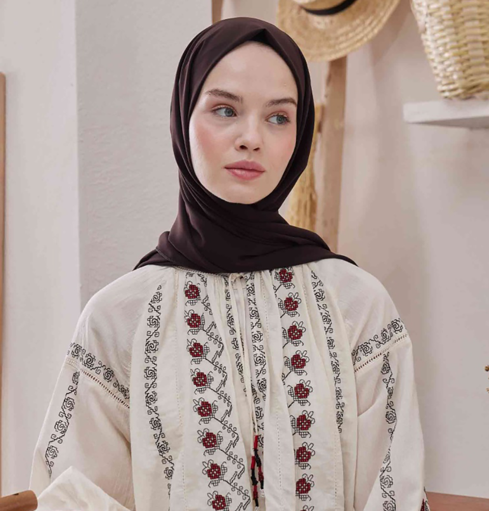 Pañuelo envolvente Medine Ipek chifón hiyab turco - Imagen 89 de 102