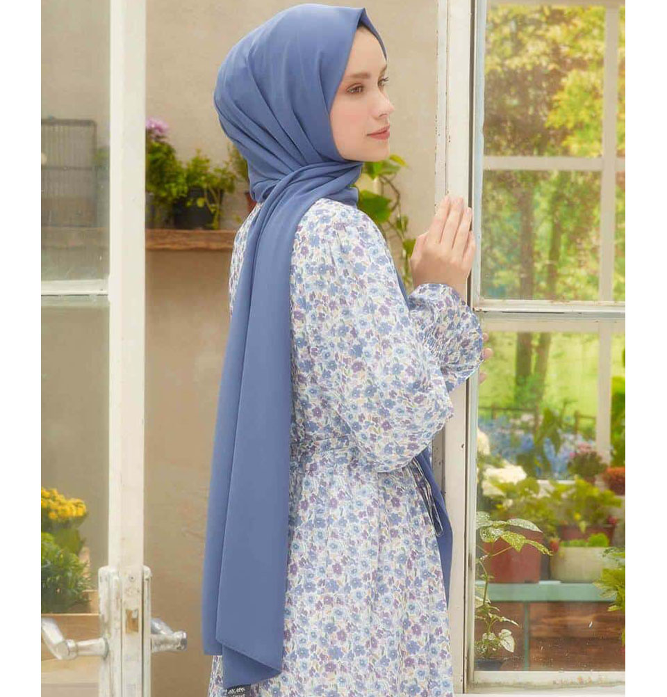 Pañuelo envolvente Medine Ipek chifón hiyab turco - Imagen 27 de 102