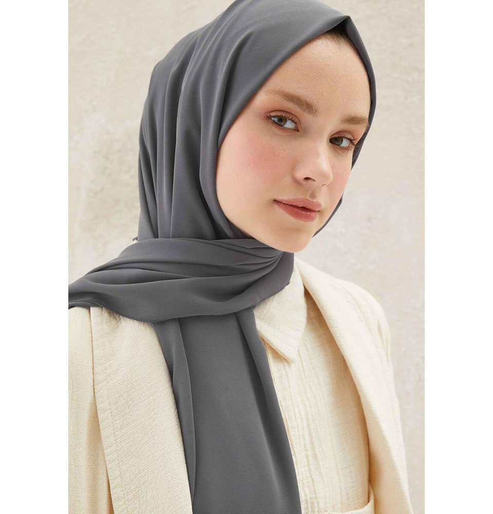 Pañuelo envolvente Medine Ipek chifón hiyab turco - Imagen 32 de 102
