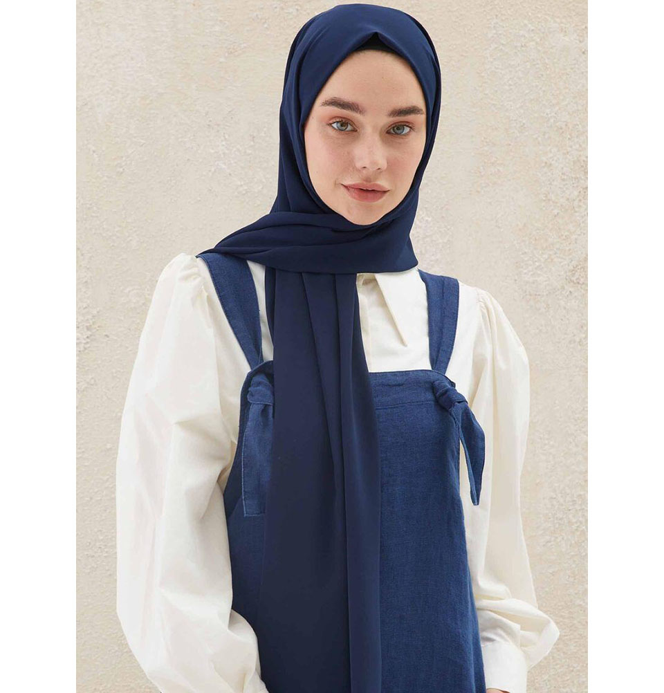 Pañuelo envolvente Medine Ipek chifón hiyab turco - Imagen 37 de 102