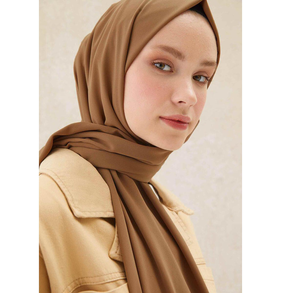 Pañuelo envolvente Medine Ipek chifón hiyab turco - Imagen 55 de 102