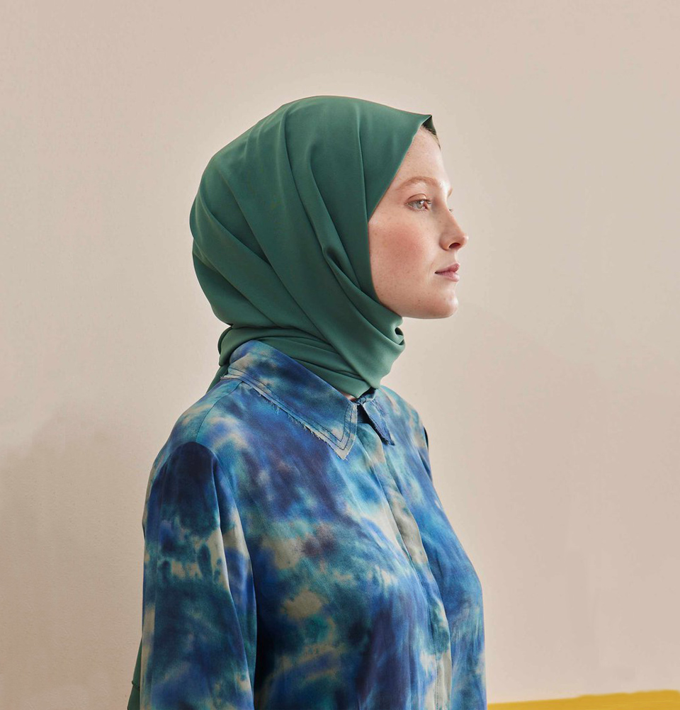 Pañuelo envolvente Medine Ipek chifón hiyab turco - Imagen 101 de 102