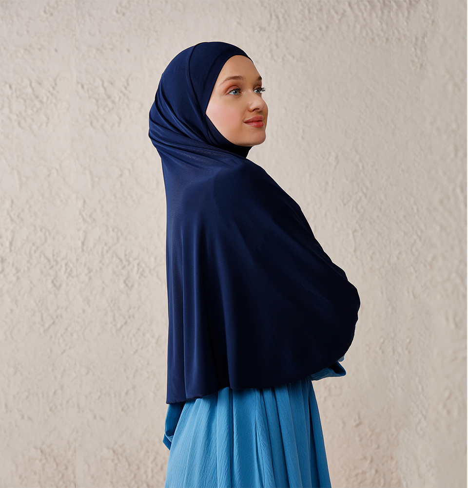 Modefa foulard donna musulmano islamico preghiera pezzo unico istantaneo lungo hijab khimar - Foto 6 di 21