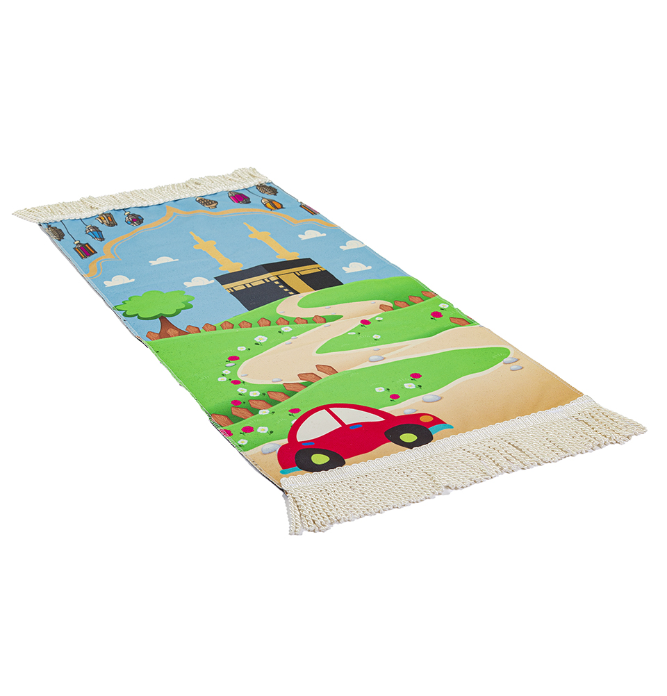 Modefa Turkish Prayer Mat Rug | Small Child Toddler Size | Fun Digital Print - Picture 10 of 21