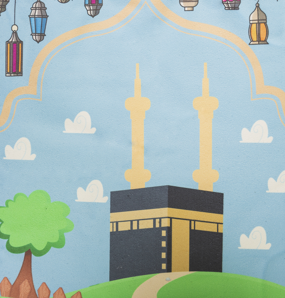 Modefa Turkish Prayer Mat Rug | Small Child Toddler Size | Fun Digital Print - Picture 11 of 21
