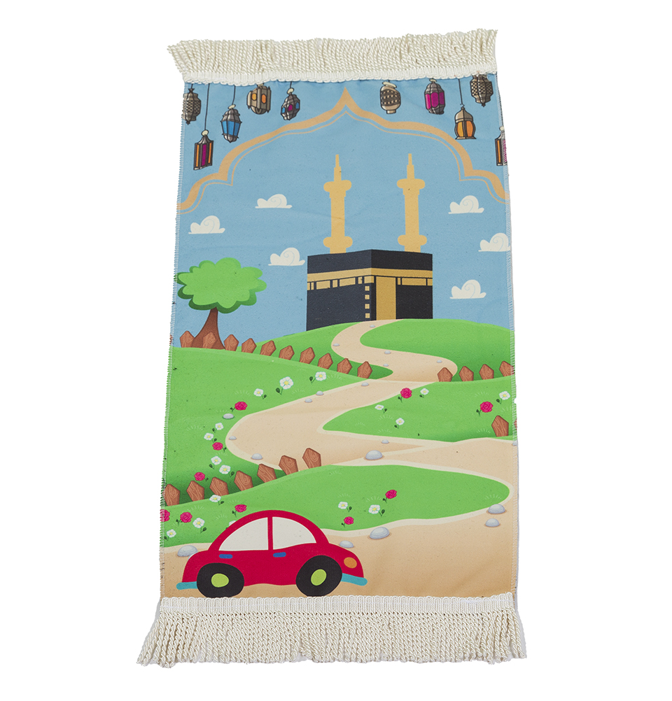 Modefa Turkish Prayer Mat Rug | Small Child Toddler Size | Fun Digital Print - Picture 9 of 21