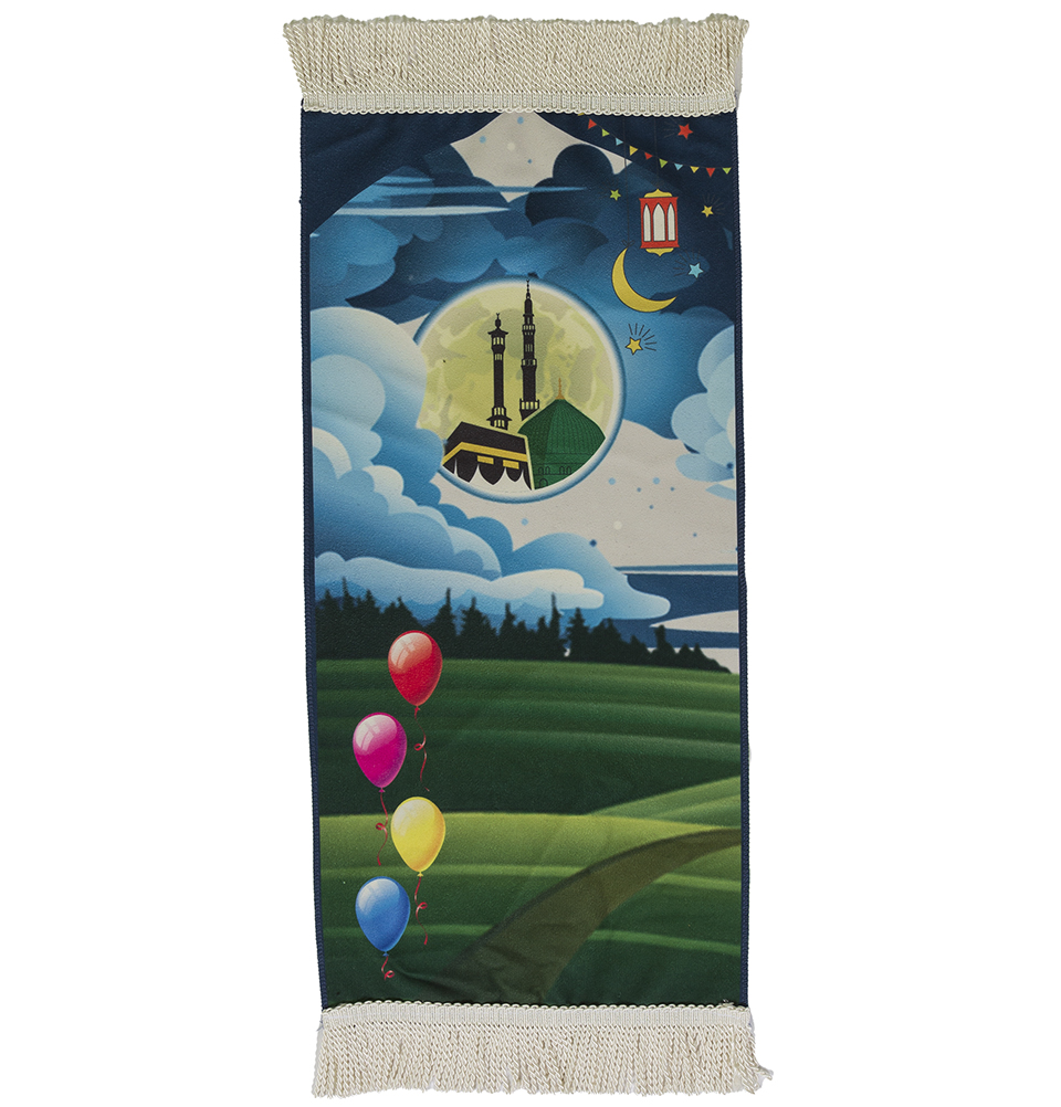 Modefa Turkish Prayer Mat Rug | Small Child Toddler Size | Fun Digital Print - Picture 12 of 21