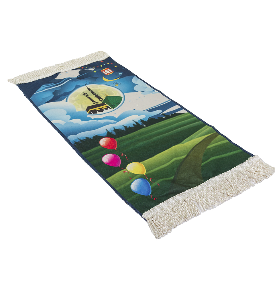 Modefa Turkish Prayer Mat Rug | Small Child Toddler Size | Fun Digital Print - Picture 14 of 21